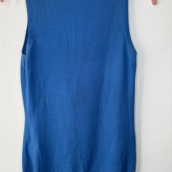 RED Valentino Blue Ruffled Tank Top - Picture 8 of 13